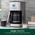 Cuisinart Coffee Maker, 14-Cup Glass Carafe, Fully Automatic for Brew Strength Control & 1-4 Cup Setting, Stainless Steel, DCC-3200P1 - Image 5