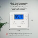 Programmable Thermostat for Home, 5-1-1 Day Programmable,Multi-Stage,2 Heat/2 Cool,Digital Energy-Saving Thermostat,Advanced Thermostat for Enhanced Home HVAC Systems，Blue Backlight - Image 3