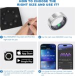 Smart Ring-Size First Before You Buy, No APP Subscription,7-10 Days of Use,Sleep & Activity Real-Time Monitor, Stress/Heart Rate/SPO₂ Tracker, Compatible with iOS and Android (Silver, 8) - Image 3
