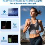 Smart Ring-Size First Before You Buy, No APP Subscription,7-10 Days of Use,Sleep & Activity Real-Time Monitor, Stress/Heart Rate/SPO₂ Tracker, Compatible with iOS and Android (Silver, 8) - Image 5