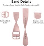 Meliya Bands for Amazfit GTS 4 / GTS 2 / GTR Mini, 20mm Quick Release Soft Silicone Sport Replacement Watch Strap for Amazfit Bip 3 / Bip U Pro / Bip U Smart Watch Women Men - Image 4