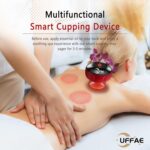 5-in-1 Electric Cupping Therapy Set, Smart Cupping Therapy Massager, 12 Levels of Suction Strength and Temperature Control，for Targeted Pain Relief, Portable Electric Cupping Device - Image 9
