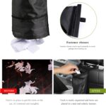 2 PCS Car Trash Bag, Large Capacity Washable Oxford Back Seat Hanging Bag with Elastic Opening, Auto Headrest Waterproof Trash Garbage Can for Outdoor Traveling Home Use - Image 6