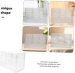 Angoily Transparent Multi Drawer Desk Organizer Storage Box for Office and Makeup Tidy Up with Practical Desktop Drawer System for Cosmetics and Stationery - Image 8