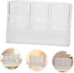 Angoily Transparent Multi Drawer Desk Organizer Storage Box for Office and Makeup Tidy Up with Practical Desktop Drawer System for Cosmetics and Stationery - Image 10