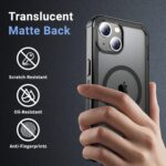 for iPhone 13 case, with [Compatible with MagSafe][Military Grade Drop Protection][Heavy Duty Protection][Non-Slip][Shockproof] with 2-Layer Durable Bumper Phone Case 6.1''-Black - Image 6