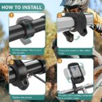 TUSITA Out Front Mount Compatible with Garmin Edge GPS Bike Computer, XOSS G/G+, iGPSPORT - Cycling Handlebar 25.4mm 31.8m - Image 5