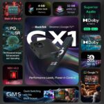 RockTek GX1 UHD Streamer - Google TV 4K UHD Streaming Player, HDR, Dolby Vision & Atmos, Wifi6 - AISR, AIPQ, QMS - Realtek RTD1325 Chip - Voice Remote, Live TV, Google Cast, Smart Home Control - Image 3