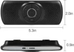 Wireless Bluetooth Car Kit, Handsfree Speakerphone Multipoint Sun Visor Speaker, Support Siri Google Assistant TF Card, Car Speaker for Safe Driving - Image 7