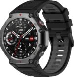 Lijinlan Replacement Strap Fit for Amazfit T-Rex 3 (A2322) Watch Band Women Men, Double Colors Soft Silicone Watch Bracelet for T-rex3 Smartwatch Accessory - Image 3