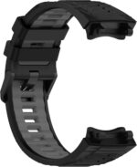 Lijinlan Replacement Strap Fit for Amazfit T-Rex 3 (A2322) Watch Band Women Men, Double Colors Soft Silicone Watch Bracelet for T-rex3 Smartwatch Accessory - Image 5