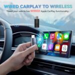 MINIX Wireless CarPlay Adapter for Apple Converts Cars Factory Wired CarPlay to Wireless CarPlay Compatible with iPhone iOS 10+ Slow Latency with USB C - Image 3