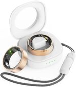 Smart Ring for Women & Men, Health Fitness Tracker with Sleep Monitor, Long-Lasting Battery, Activity Tracker Ring (Gold, 7) - Image 3