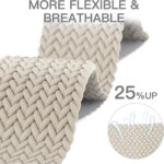 22mm Magnetic Braided Nylon Band Compatible With Garmin Venu 3 45mm Watch Band/Venu 2/Vivoactive 4, Quick Release Stretchy Strap Replacement for Forerunner 265/255/255 Music - Image 7