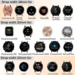 22mm Magnetic Braided Nylon Band Compatible With Garmin Venu 3 45mm Watch Band/Venu 2/Vivoactive 4, Quick Release Stretchy Strap Replacement for Forerunner 265/255/255 Music - Image 8