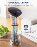 Upgraded Ear Wax Removal with One-Piece Waste Tank, Safe Ear Cleaner with Water Temperature Sensor, FSA/HSA Eligible Effective Ear Irrigation Kit & USB-A to C Cable, IPX7, Slate Rose - Image 3