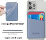doeboe Leather Phone Card Holder for Back of Phone, Credit Card Case Stick on Cell Phone, Strongly Adhesive Phone Wallet Sleeve, Compatible with iPhone, Samsung, Android and All Smartphones - Image 3