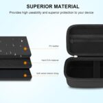 Elonbo Carrying Case for Garmin Montana 700i / 700 / 750i Handheld GPS, Handheld Satellite Communicator Travel Holder, Extra Mesh Pocket Fits USB Cable, Black. - Image 6