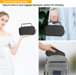 Elonbo Carrying Case for Garmin Montana 700i / 700 / 750i Handheld GPS, Handheld Satellite Communicator Travel Holder, Extra Mesh Pocket Fits USB Cable, Black. - Image 7