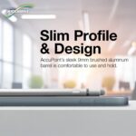 BoxWave Stylus Pen Compatible with Google Nest Hub (2nd Gen) - AccuPoint Active Stylus, Electronic Stylus with Ultra Fine Tip - Metallic Silver - Image 7