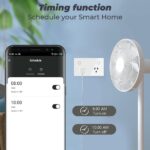 Smart Wall Socket with Touch Control, Zigbee/WiFi Tuya Outlet, Dual Power Plug, Compatible with Alexa & Gogle Home, Black/White Glass Panel US -zigbee-Black - Image 3