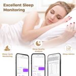 Smart Ring for Men & Women, Wellness & Fitness Tracker with Sleep/Step/Heart Rate/Blood Oxygen/Calorie Counter, IP68 Waterproof Wearable Ring for iOS Android Silver #11 - Image 6