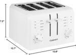 Cuisinart CPT-142P1 4-Slice Compact Plastic Toaster, White - Image 7