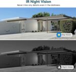 Wireless Wi-Fi Video Doorbell Camera with Night Vision, Two Way Audio, AI Motion Detection and Cloud Storage (Black) - Image 6