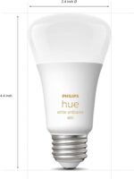Philips Hue Smart 60W A19 LED Bulb - White Ambiance Warm-to-Cool White Light - 2 Pack - 800LM - E26 - Indoor - Control with Hue App - Works with Alexa, Google Assistant and Apple Homekit - Image 4