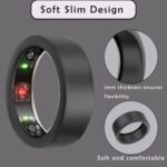 Ring Protector for Oura Ring Gen 3, 2 Pack Anti-Scratch Silicone Cover - Durable Oura Ring Gen 3 Protection for Men and Women (M Translucent and Black) - Image 4
