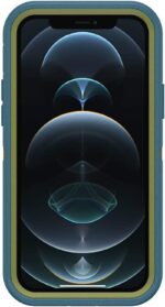 OtterBox Defender Series Screenless Edition Case for iPhone 12 & iPhone 12 Pro (Only) - Holster Clip Included - Non-Retail Packaging - Teal Me About It (Guacamole/Corsair) - Image 5