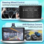 【2+64GB】 for Ford Focus 1998-2005 Android Car Stereo with Wireless Carplay Android Auto, 9" Touch Screen Radio Dash Kit GPS Navigation WiFi Bluetooth SWC Mic Backup Camera - Image 7