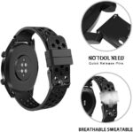Compatible with Amazfit T-Rex 2 Bands, Silicone Replacement Wristbands Sport Strap with Metal Buckle Compatible with Amazfit T-Rex 2 Smart Watch - Image 5
