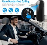 JXTZ Aux Bluetooth 5.0 Adapter for Car, 2 in 1 Wireless Bluetooth Transmitter and Receiver for Headphones Car Home Audio Speaker, Portable 3.5mm Wireless Audio Receiver, Hands-Free Call - Image 6