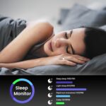 Smart Ring for Women & Men, Smart Ring Health Tracker, Blood Oxygen & Heart Rate Monitor Sleep Ring, Waterproof Fitness Ring, Long Lasting Battery Smart Rings (Gold, 8) - Image 5