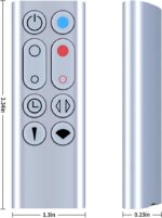 New Replace Remote Control for Dyson Pure Hot+Cool Fan Purifying Heater HP00 HP01, Part NO.967197-13 (Silver) - Image 8