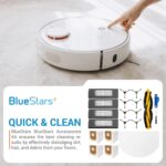 BlueStars Replacement Accessories Kit for ECOVACS DEEBOT OZMO T8 (T8 AIVI, T8 MAX), N8 Pro (N8 Pro+), and Yeedi Vac (Vac Max, Vac Station) Robot Vacuum Cleaners – Extra Sweeping Brush - Image 3