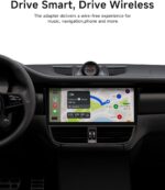Wireless CarPlay Adapter – Mini 2 in 1 Wireless CarPlay Adapter for Both Apple CarPlay and Android Auto – Easy Installation, Clutter-Free, and Seamless Control with Ultra-Fast Connection - Image 3