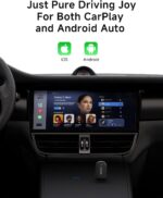Wireless CarPlay Adapter – Mini 2 in 1 Wireless CarPlay Adapter for Both Apple CarPlay and Android Auto – Easy Installation, Clutter-Free, and Seamless Control with Ultra-Fast Connection - Image 4