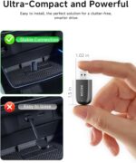 Wireless CarPlay Adapter – Mini 2 in 1 Wireless CarPlay Adapter for Both Apple CarPlay and Android Auto – Easy Installation, Clutter-Free, and Seamless Control with Ultra-Fast Connection - Image 5