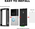 Anti-Theft Video Doorbell Mounts for Ring/Blink Doorbell Camera,No Drill Doorbell Mounts, Ring Doorbell Camera Mounts,Sturdy Adhesive Mount,Suitable for Family,Apartment,Office - Image 8