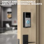 Anti-Theft Video Doorbell Mounts for Ring/Blink Doorbell Camera,No Drill Doorbell Mounts, Ring Doorbell Camera Mounts,Sturdy Adhesive Mount,Suitable for Family,Apartment,Office - Image 9
