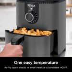 Ninja AF080 Mini Air Fryer, 2 Quarts Capacity, Compact, Nonstick, with Quick Set Timer, Grey - Image 5