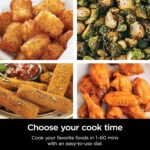 Ninja AF080 Mini Air Fryer, 2 Quarts Capacity, Compact, Nonstick, with Quick Set Timer, Grey - Image 6