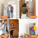 Anti-Theft Ring/Camera Video Doorbell Mount, Doorbell Bracket No Drilling Compatible with Ring Wireless Doorbell / (2024 Release)/ Battery Doorbell Plus/Pro for Houses, Apartments, Rentals (Black) - Image 8
