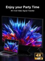 USB C Extension Cable 10FT,USB 3.2 10gbps Male to Female Type C 3.1 5A PD100W Fast Charging Cable 4K Video for Switch,MacBook Pro/Air,iPad Pro,Dell XPS,Surface Book,PSVR2,USB C Hub,iPhone15 16 - Image 7