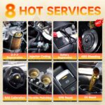 2025 FOXWELL NT624 Elite OBD2 Scanner, All System with 8 Resets ABS Bleeding/SAS/Oil/TPS/EPB/BRT/Injector/D-P-F Resets Battery Test Upgrade of NT614 Elite Car Code Reader Scan Tool for All Cars - Image 3