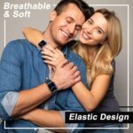 Nylon Sport Band Compatible with Apple Watch Band 38mm 40mm 41mm 42mm 44mm 45mm 46mm 49mm, Adjustable Breathable Women Men Braided Strap Compatible for iWatch Series 10/9/8/7/6/5/SE/Ultra - Image 6