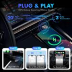 Wireless CarPlay Adapter for Apple CarPlay: Convert Wired to Wireless CarPlay Dongle - Plug and Play Mini Car Play Wireless Adapter for iPhone 6+ and Cars from 2016 with OEM Carplay Type-A - Image 4