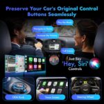 Wireless CarPlay Adapter for Apple CarPlay: Convert Wired to Wireless CarPlay Dongle - Plug and Play Mini Car Play Wireless Adapter for iPhone 6+ and Cars from 2016 with OEM Carplay Type-A - Image 6